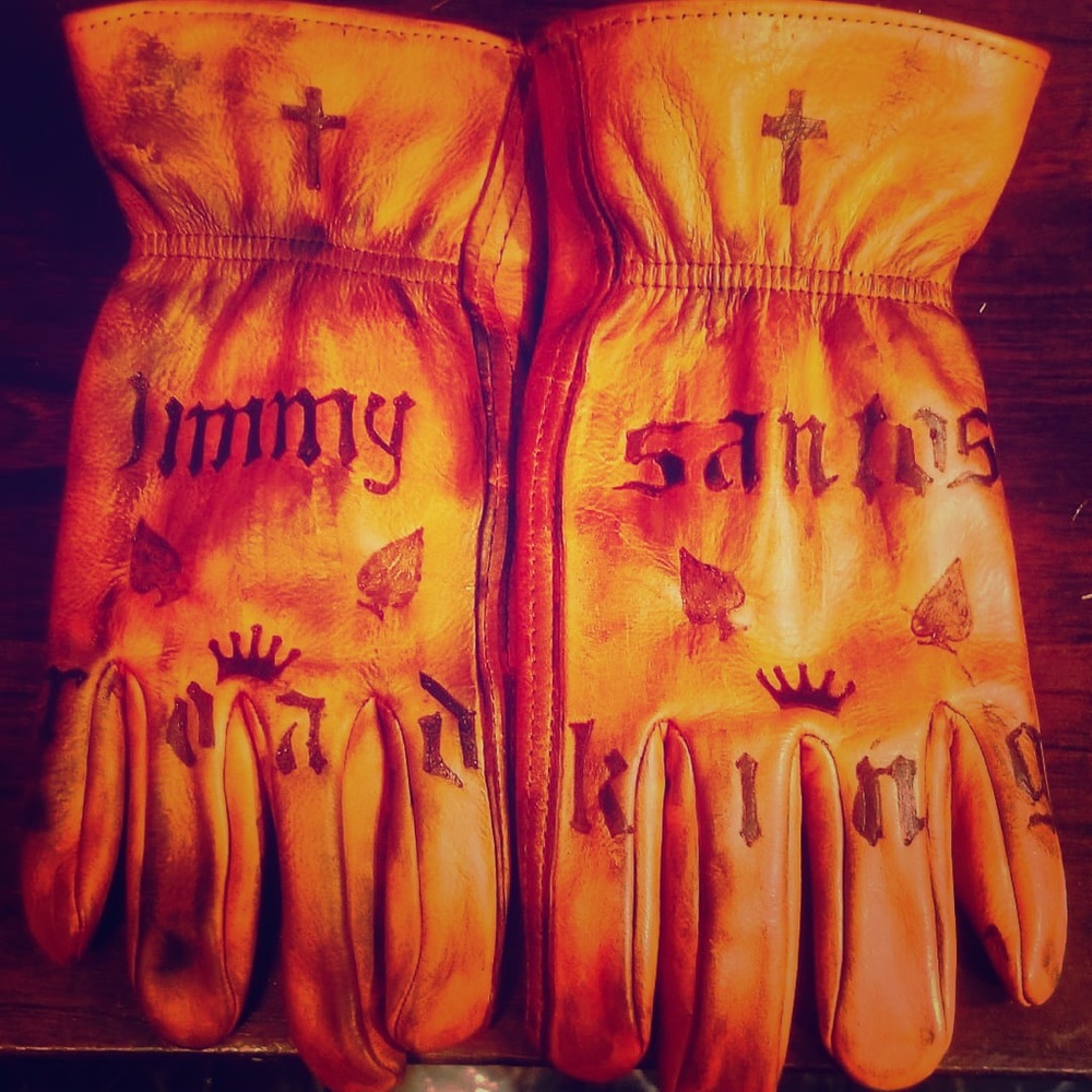 Custom riding/work gloves